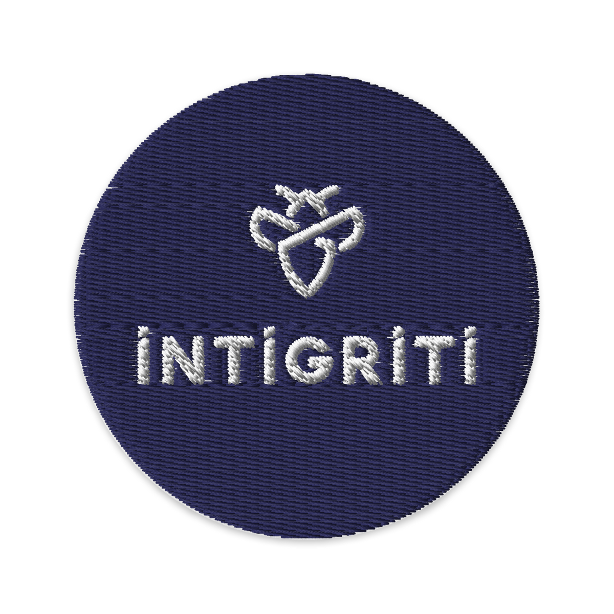 Embroidered patch circle Intigriti's swag shop