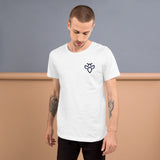 T-Shirt embroided white